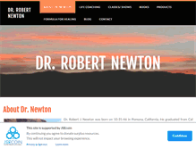 Tablet Screenshot of drrobertnewton.com